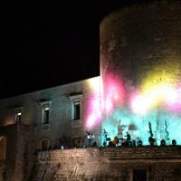 Concerto a sorpresa del Kairòs Quartet sulla torre del castello di Venosa